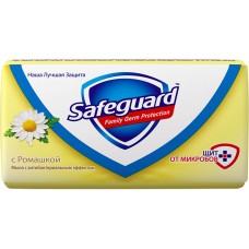 Купить Туалетное мыло SAFEGUARD с ромашкой, с антибактериальным эффектом, 90г, Украина, 90 г в Ленте