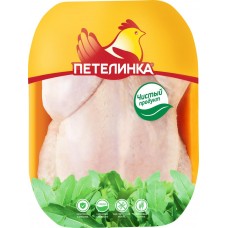 Купить Тушка цыпленка бройлера ПЕТЕЛИНКА ГОСТ охл. подложка вес, Россия в Ленте