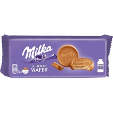 Вафли MILKA С начинкой с какао покрытые молочным шоколадом, Чехия, 150 г