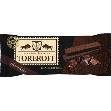 Вафли TOREROFF Black Edition шоколадные, 160г, Россия, 160 г