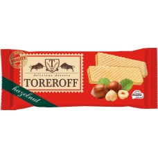 Вафли TOREROFF со вкусом лесного ореха, 160г, Россия, 160 г