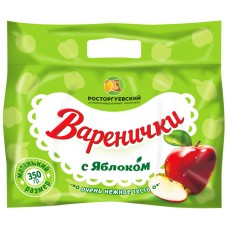 Варенички АК РОСТОРГУЕВСКИЙ с яблоком, 350г, Россия, 350 г