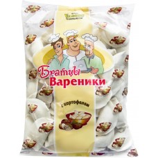 Вареники БРАТЦЫ ВАРЕНИКИ с картофелем, 900г, Россия, 900 г