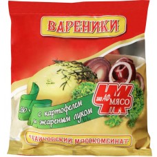 Вареники ЧАЙКОВСКИЕ с картофелем и жареным луком, 350г, Россия, 350 г