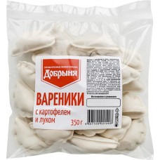 Вареники ДОБРЫНЯ с картофелем и луком, 350г, Россия, 350 г