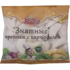 Вареники ЭЛИКА Знатные с картофелем, Россия, 1000 г