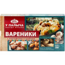 Вареники У ПАЛЫЧА с картофелем и грибами, 500г, Россия, 500 г