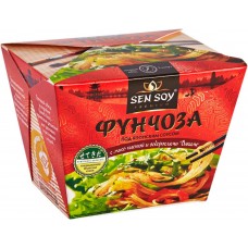 Вермишель SEN SOY Premium фунчоза под японским соусом, Россия, 125 г