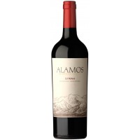 Вино ALAMOS Сира Мендоза защ. наим. мест. происх. красное сухое, 0.75л, Аргентина, 0.75 L