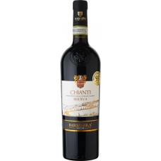 Вино BARBANERA CHIANTI RISERVA Тоскана DOCG красное сухое, 0.75л, Италия, 0.75 L
