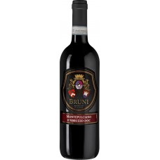 Вино BRUNI Бруни Монтепульчано д'Абруццо DOC красное сухое, 0.75л, Италия, 0.75 L