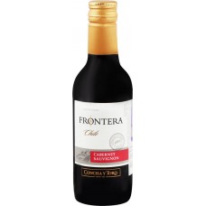Вино CONCHA Y TORO FRONTERA Каберне Совиньон Долина Сентраль DO красное полусухое, 0.187л, Чили, 0.187 L