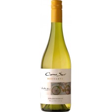 Вино CONO SUR Бисиклета Шардоне защ. геогр. указ. белое сухое, 0.75л, Чили, 0.75 L