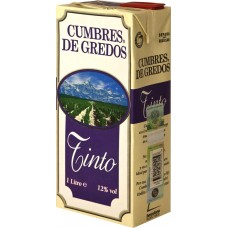 Вино CUMBRES DE GREDOS стол. кр. сух., Испания, 1 L