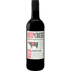 Вино DEEP CREEK Пинотаж Западный Кейп защ. геогр. указ. красное сухое, 0.375л, ЮАР, 0.375 L