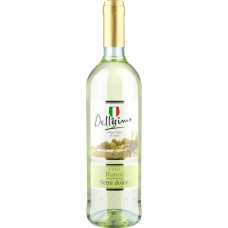 Вино DELLIISIMO Деллисимо столовое белое полусладкое, 0.75л, Италия, 0.75 L