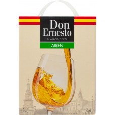 Вино DON ERNESTO Айрен белое сухое, 3л, Испания, 3 L
