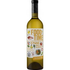 Вино FANAGORIA FOOD TIME геогр. наим. белое сухое, 0.75л, Россия, 0.75 L