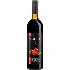 Вино фруктовое DIFRUCT Вишнёвое полусладкое, 0.75л, Молдова, 0.75 L
