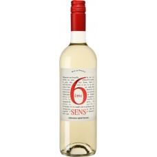 Вино GERARD BERTRAND 6 EME SENS д'Ок IGP белое сухое, 0.75л, Франция, 0.75 L