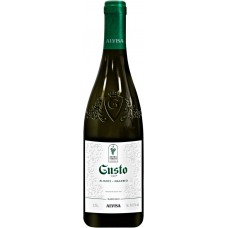 Вино GUSTO VINO Алиготе-Макабео столовое белое сухое, 0.75л, Россия, 0.75 L