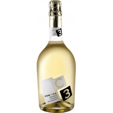 Купить Вино игристое CON-TRE Bianc Spumante бел. сух., Италия, 0.75 L в Ленте