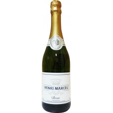 Вино игристое HENRI MARCEL белое брют, 0.75л, Франция, 0.75 L