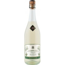 Вино игристое SAVELLA EMILIA Ламбруско IGT белое полусладкое, 0.75л, Италия, 0.75 L