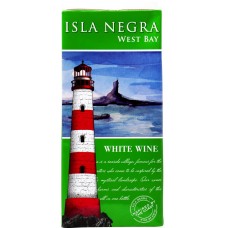Вино ISLA NEGRA Центральная Долина защ. геогр. указ. белое полусухое, 1л, Чили, 1 L