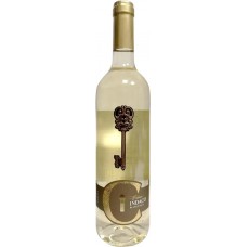 Вино КЛАВЕ ИНДАКО столовое белое полусладкое, 0.75л, Испания, 0.75 L