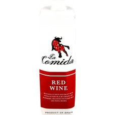 Вино LA COMIDA столовое красное сухое, 1л, Испания, 1 L