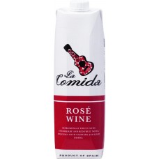 Купить Вино LA COMIDA столовое розовое сухое, 1л, Испания, 1 L в Ленте