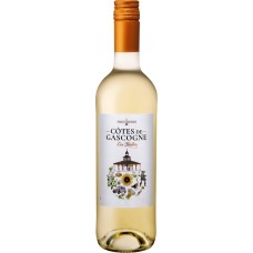 Вино LES HALLES COTES DE GASCOGNE Blanc Кот де Гасконь IGP белое сухое, 0.75л, Франция, 0.75 L