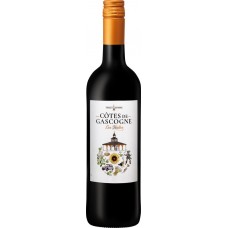 Вино LES HALLES COTES DE GASCOGNE Rouge Кот де Гасконь IGP красное полусухое, 0.75л, Франция, 0.75 L