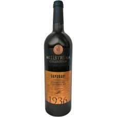 Вино MILLSTREAM Саперави столовое красное сухое, 0.75л, Россия, 0.75 L