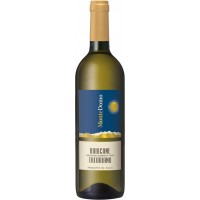 Вино MONTEDOMO Треббьяно Рубиконе IGT белое сухое, 0.75л, Италия, 0.75 L
