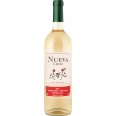 Вино NUEVA CHILE Совиньон Блан Шардоне Центральная Долина DO белое полусладкое, 0.75л, Чили, 0.75 L