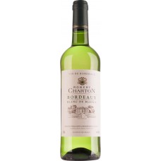 Вино ROBERT CHARTON Бордо AOP белое сухое, 0.75л, Франция, 0.75 L