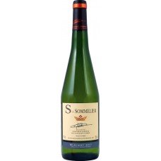 Вино S DE SOMMELIER Мюскаде белое сухое, 0.75л, Франция, 0.75 L