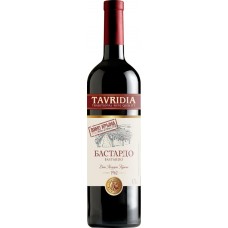 Вино TAVRIDIA Бастардо столовое красное полусухое, 0.75л, Россия, 0.75 L