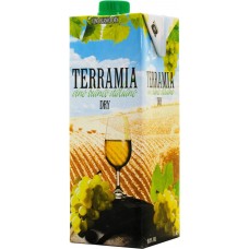 Вино TERRAMIA столовое белое сухое, 1л, Италия, 1 L