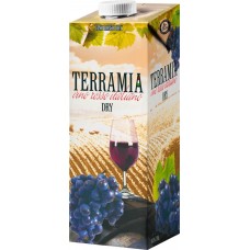 Вино TERRAMIA столовое красное сухое, 1л, Италия, 1 L