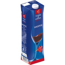 Вино TERRE DI GHIAIA Санджовезе Апулия IGT красное полусухое, 1л, Италия, 1 L