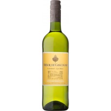 Вино TRESOR DE GASCOGNE Коломбар-Уни Блан Кот де Гасконь IGP белое сухое, 0.75л, Франция, 0.75 L
