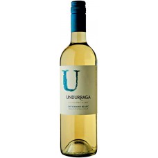 Вино UNDURRAGA Совиньон Блан Центральная Долина защ. геогр. указ. белое сухое, 0.75л, Чили, 0.75 L