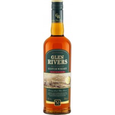Виски GLEN RIVERS купажированный, 40%, 0.7л, Россия, 0.7 L