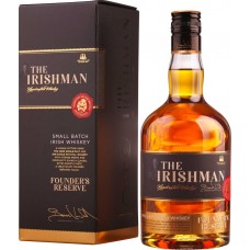 Купить Виски IRISHMAN Founders Reserve купажированный, 40%, 0.7л, Ирландия, 0.7 L в Ленте
