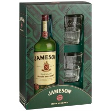 Купить Виски JAMESON Ирландский, 40%, п/у +2 стакана, 0.7л, Ирландия, 0.7 L в Ленте
