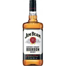 Виски JIM BEAM Bourbon 40%, 1л, США, 1 L