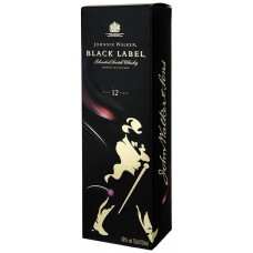 Виски JOHNNIE WALKER Black Label 12 лет Шотландский купажированный, 40%, п/у, 0.7л, Великобритания, 0.7 L